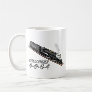 De Café Taza dual del Locomotoras Challenger 4-6-6-4