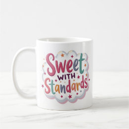 De Café Taza Dulce Con Estándares