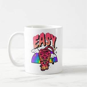 De Café Taza EASY Tiger Classic – Diversión Feroz Arcoíris