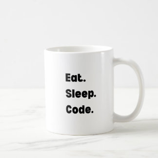 De Café Taza Eat Sleep Code – Regalo Motivacional para Sof