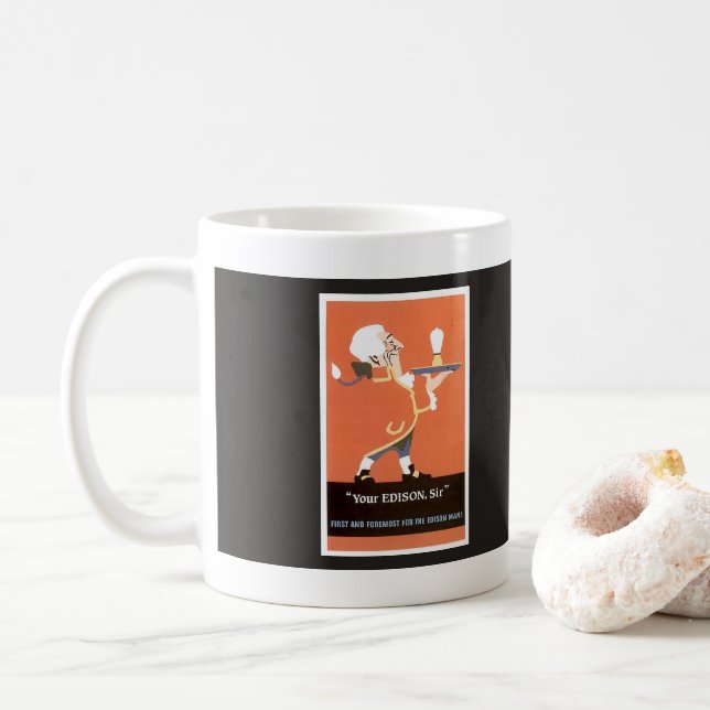 De Café Taza Edison (Con donut)