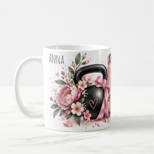 De Café Taza Editable Bloom Más Fuerte Cada Día