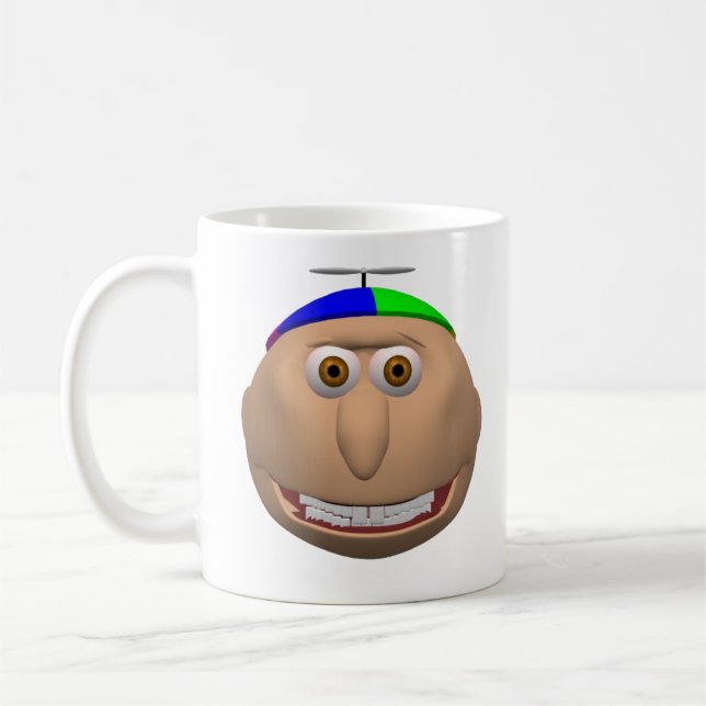 De Café Taza EdukayFUN Johnny y Papá Cabezas (Izquierda)