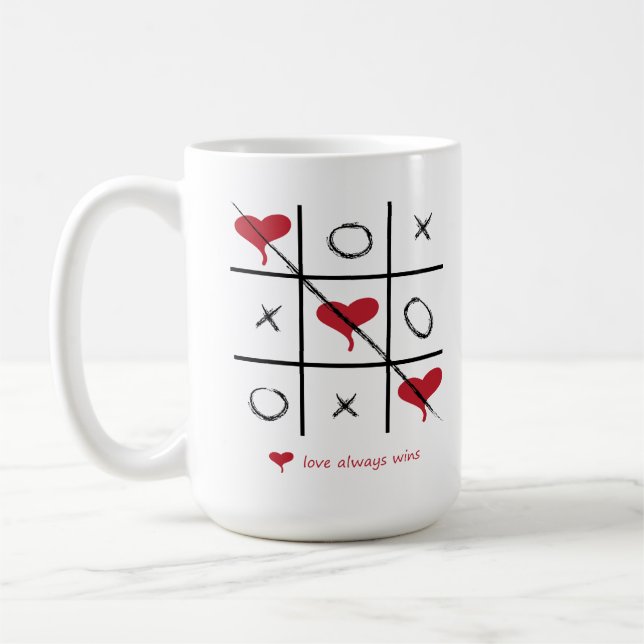De Café Taza El Amor Siempre Gana (Izquierda)