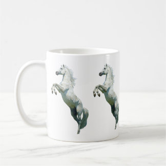 De Café Taza Elegante Caballo Blanco