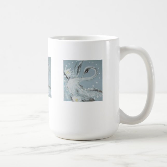 De Café Taza elegante del cisne (Derecha)