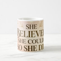 Taza Ella Creía Que Podía Así Que Lo Hizo