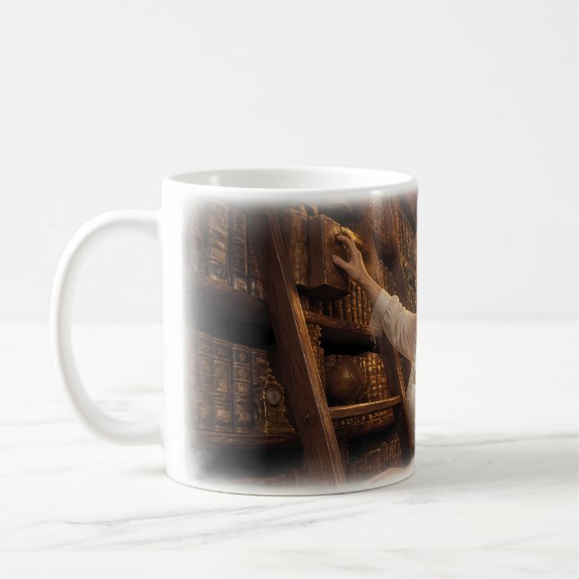 De Café Taza Enchanted Library Glow para Soñadores (Izquierda)
