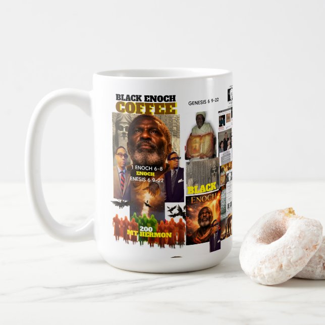 De Café Taza ENOC NEGRO (Con donut)