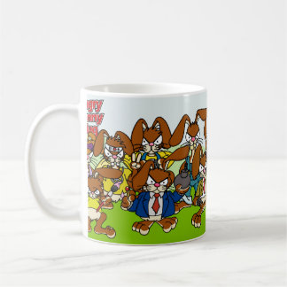 De Café Taza enojada del conejito - molde 2007