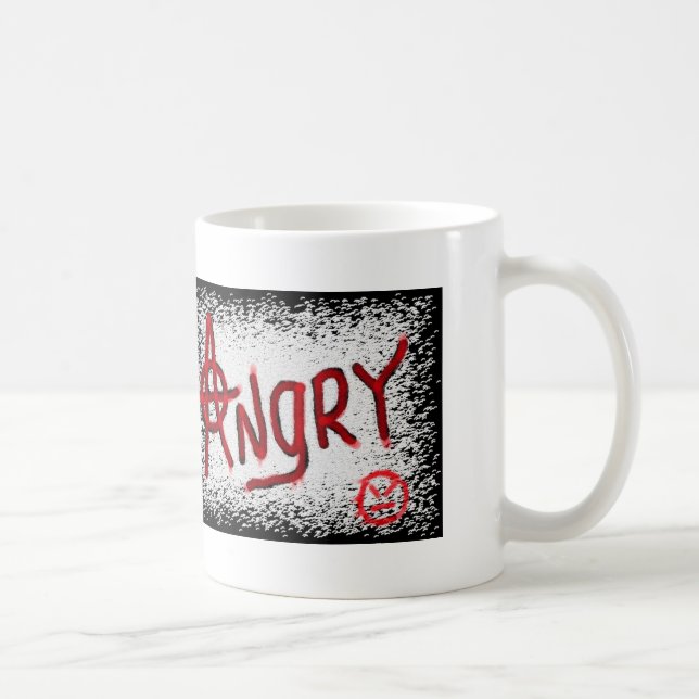 De Café Taza enojada del logotipo (Derecha)