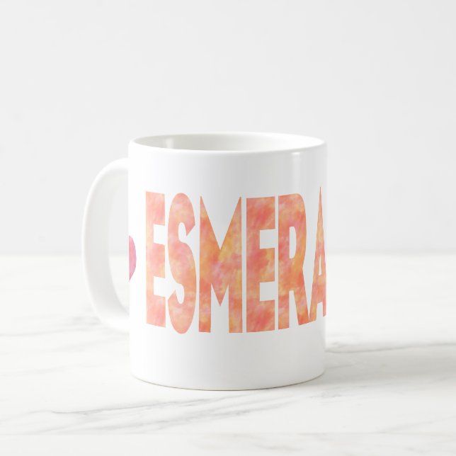 De Café Taza Esmeralda (Anverso izquierdo)