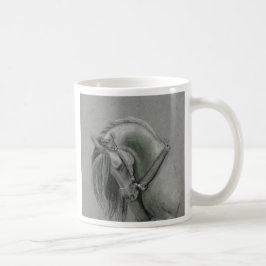 De Café Taza española del caballo