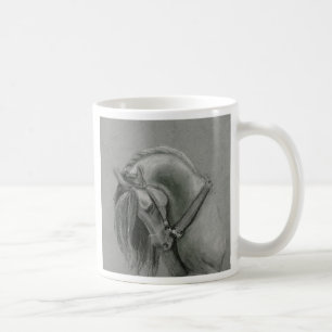 De Café Taza española del caballo