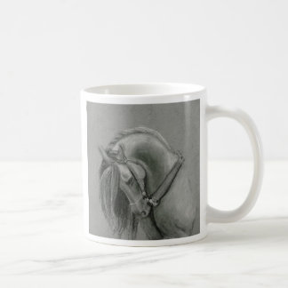 De Café Taza española del caballo