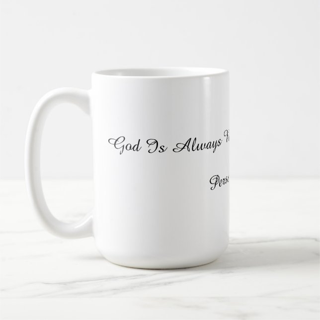 De Café Taza Esperanza Religiosa Firme (Izquierda)