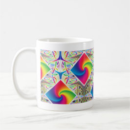De Café Taza espiral del arco iris