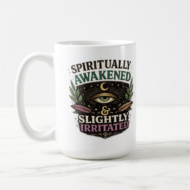 De Café Taza Espiritualmente Despierta y Ligeramente Irrit (Izquierda)
