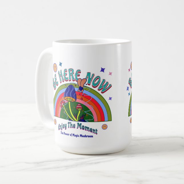 DE CAFÉ TAZA ESTAR AQUÍ AHORA (Anverso izquierdo)