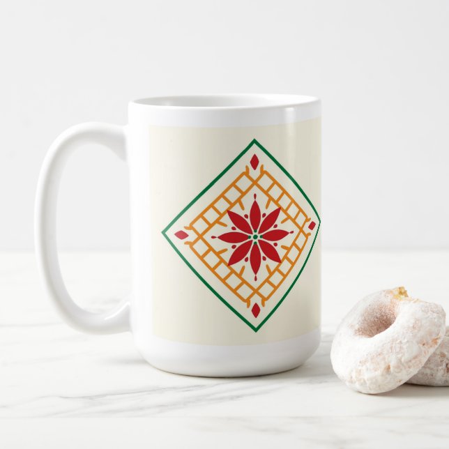 De Café Taza Estrella Phulkari (Con donut)