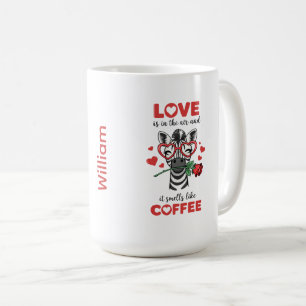 De Café Taza Expresa Tu Amor Cebra