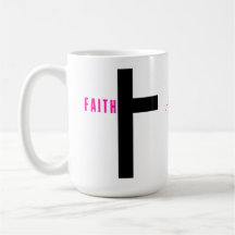 Taza Faith Cross 15 oz