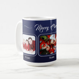De Café Taza familiar azul medianoche