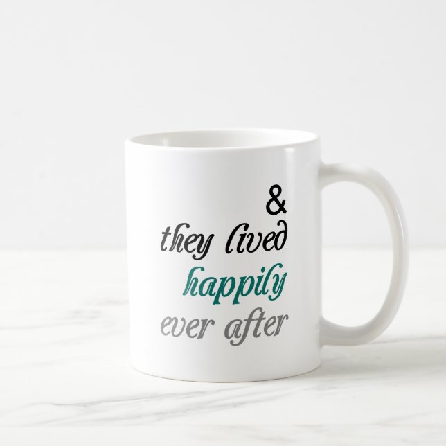 De Café Taza Felices para Siempre (Derecha)