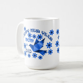 DE CAFÉ TAZA FELIZ AÑO NUEVO