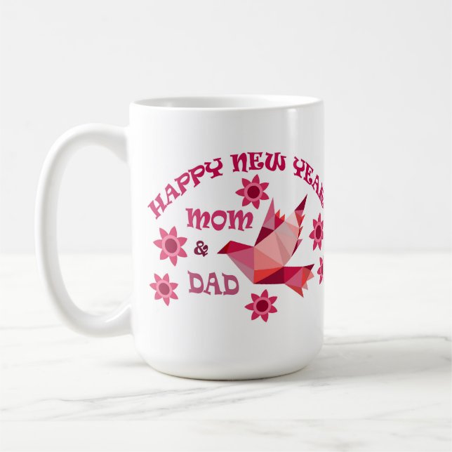 DE CAFÉ TAZA FELIZ AÑO NUEVO (Izquierda)