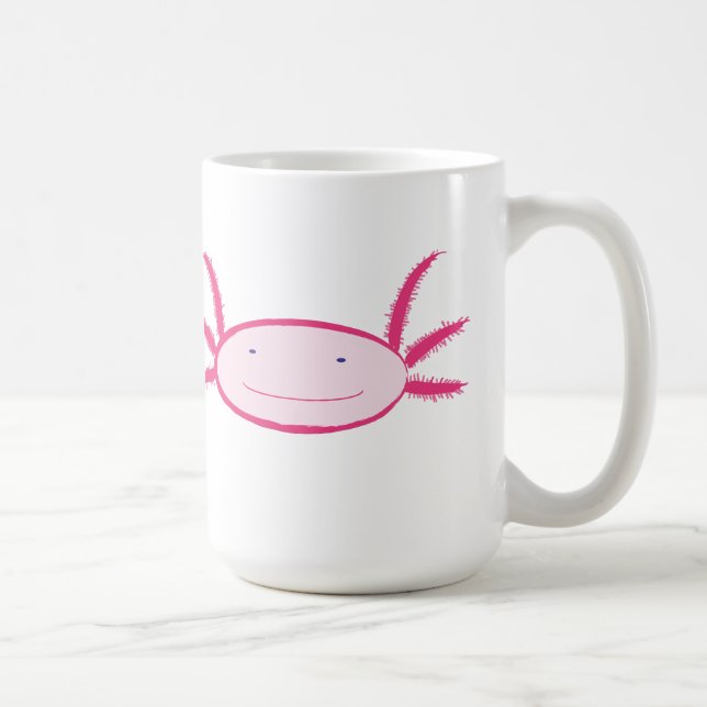 De Café Taza feliz del Axolotl (Derecha)