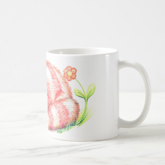 De Café Taza feliz del gato (Derecha)