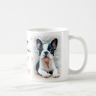 De Café Taza feliz del perrito del bulldog francés del el