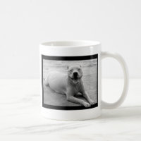 Taza feliz del pitbull