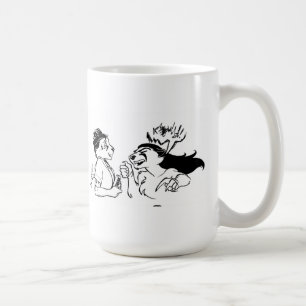 De Café Taza feliz/enojada del cliente