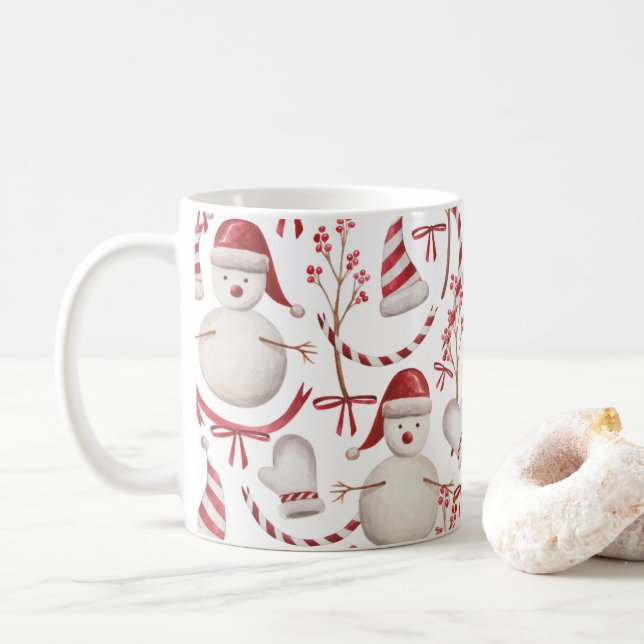 De Café Taza Feliz Navidad (Con donut)