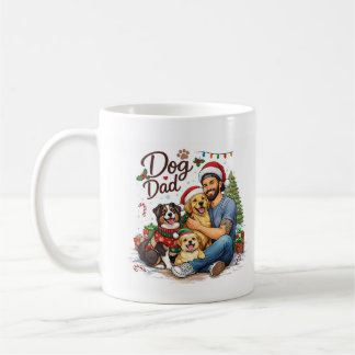 De Café Taza Feliz Navidad Papá Perro – Regalo Divertido d