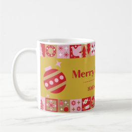 De Café Taza Feliz Navidad y Año Nuevo