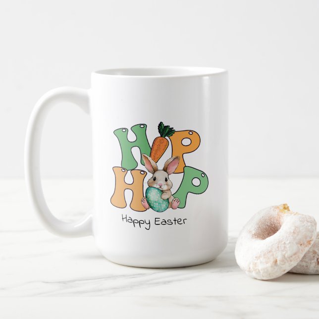 De Café Taza Feliz Pascua (Con donut)