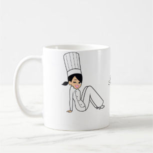 De Café Taza femenina del cocinero