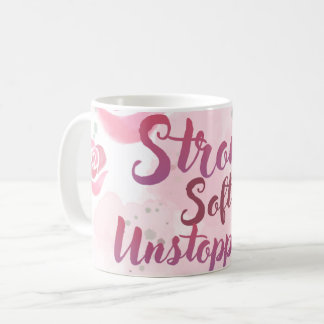 De Café Taza femenina rosa claro