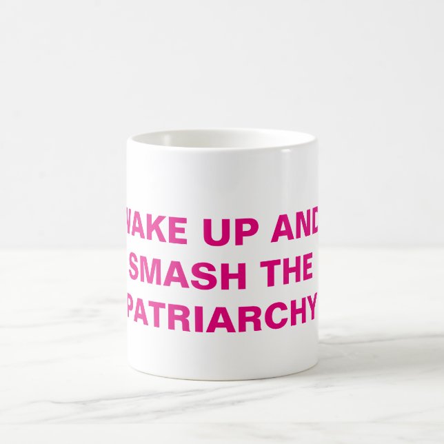 De Café Taza feminista divertida (Centro)