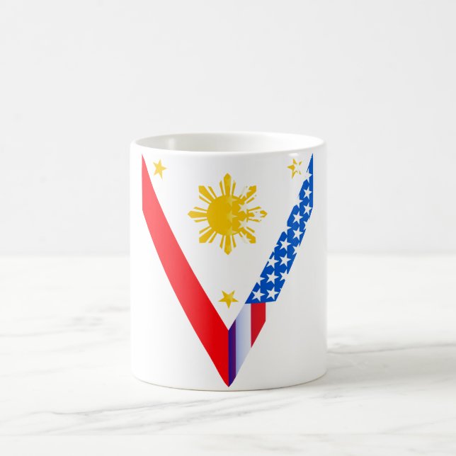 De Café Taza filipina del americano V (Centro)
