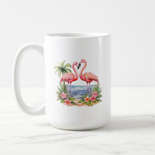 De Café Taza Flamingo Rosa