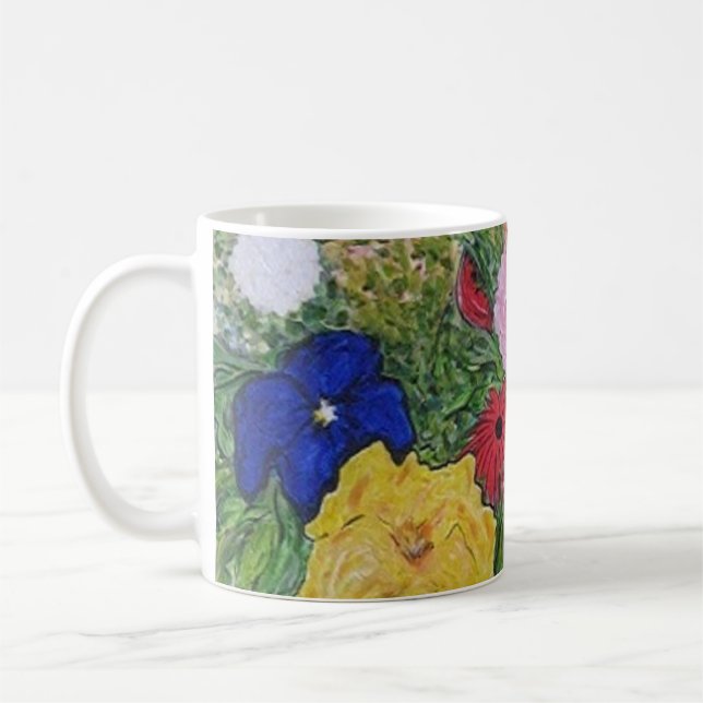 De Café Taza floral (Izquierda)