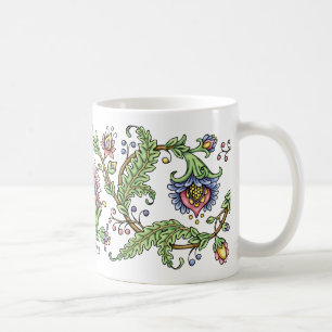 De Café Taza floral jacobea