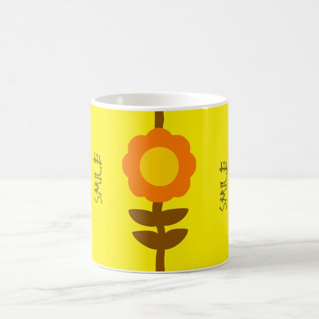 De Café Taza floral Sunny Bloom (Centro)