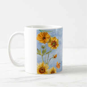 De Café Taza flores girasol 