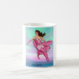 De Café Taza flotante del cruzado rosado