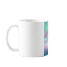 Taza flotante del cruzado rosado